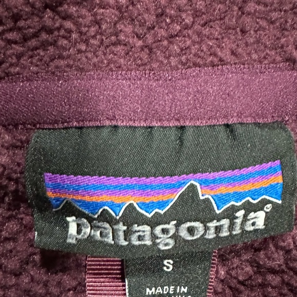 PATAGONIA Women's Better Sweater Full-Zip Hoody Jacket Dark Currant Red - Small - Picture 7 of 9